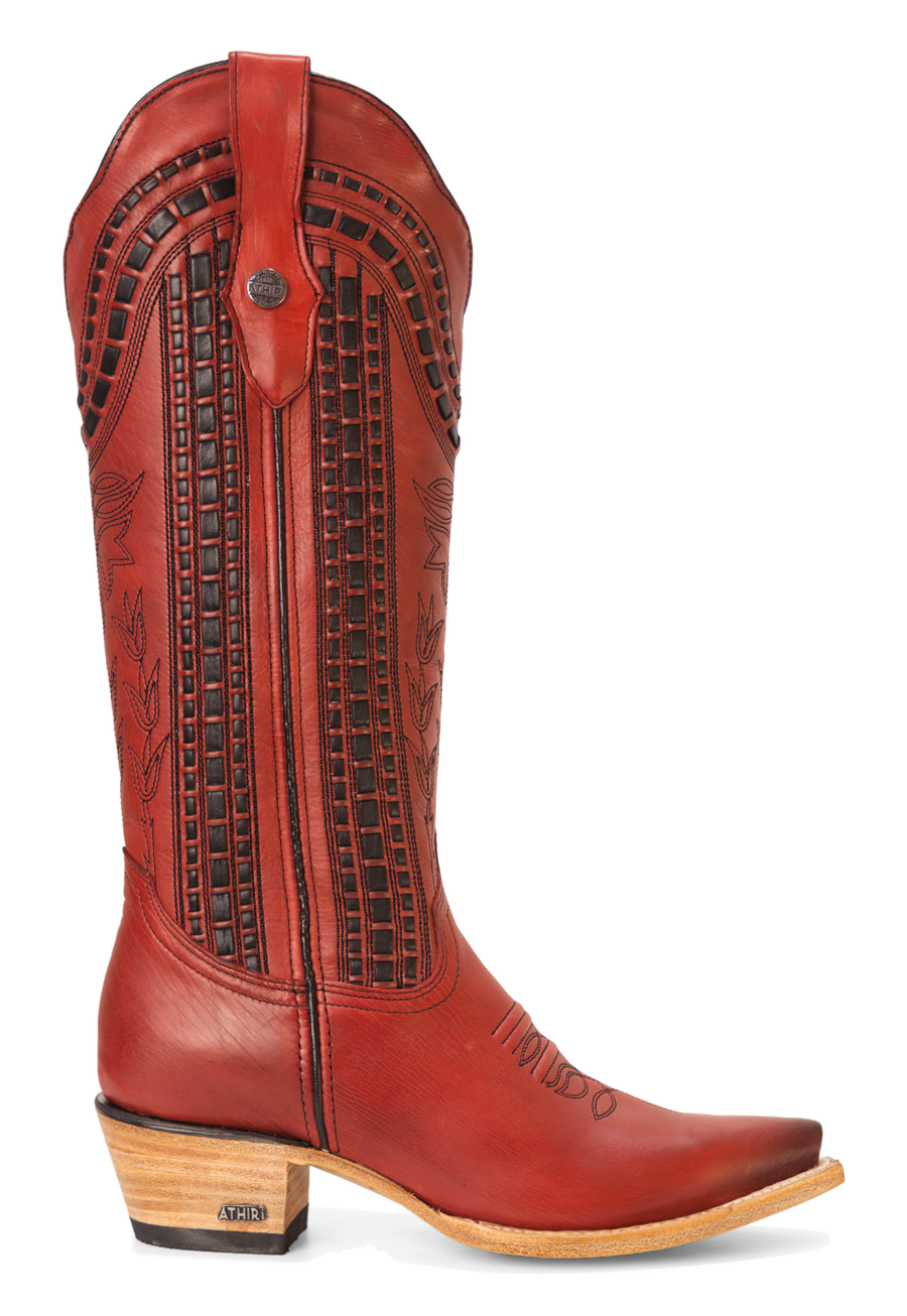 Cleyton Western Boot — Red (Caroline)