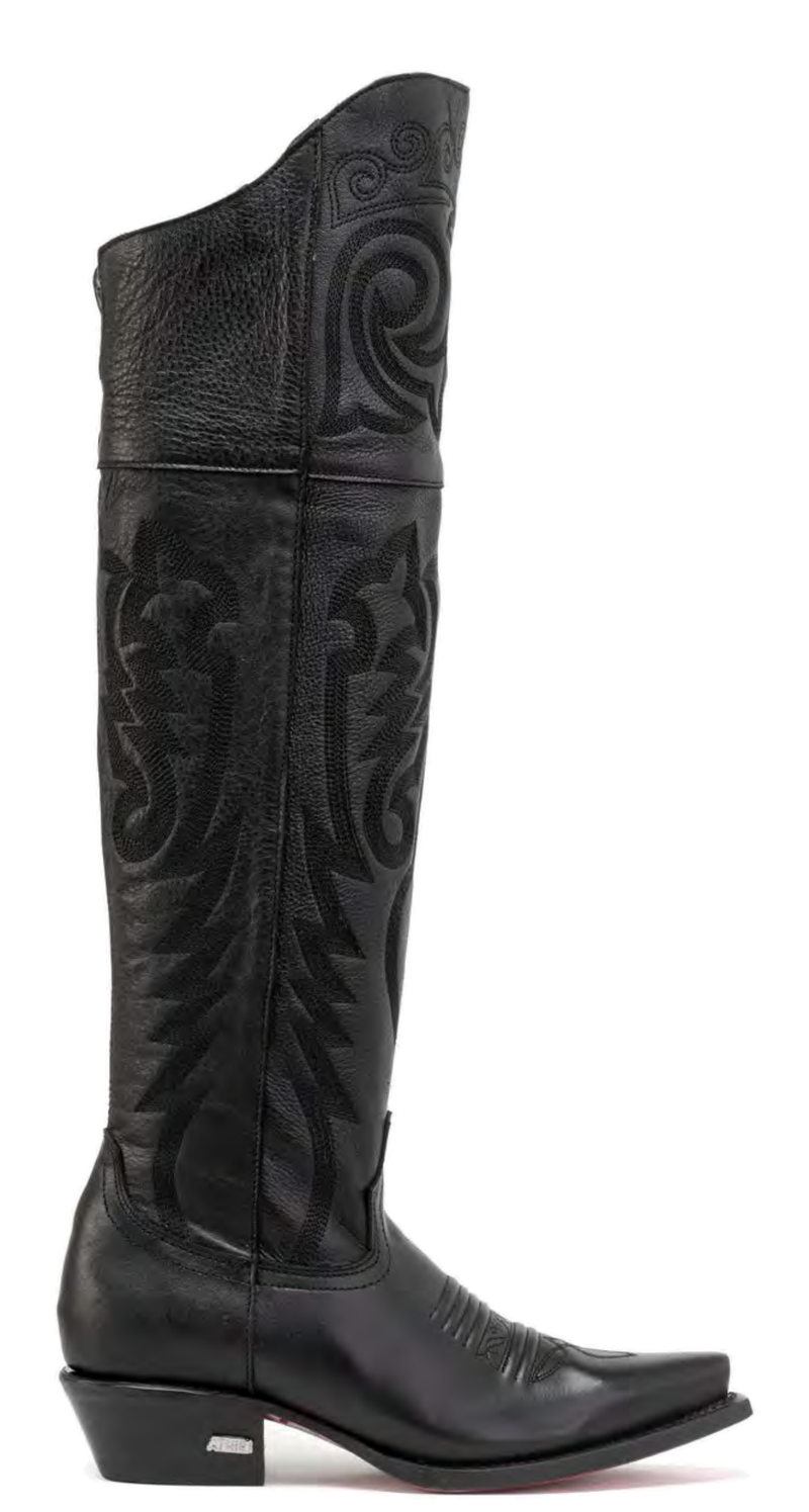 Grisly Western Boot — Black (Giorgina)