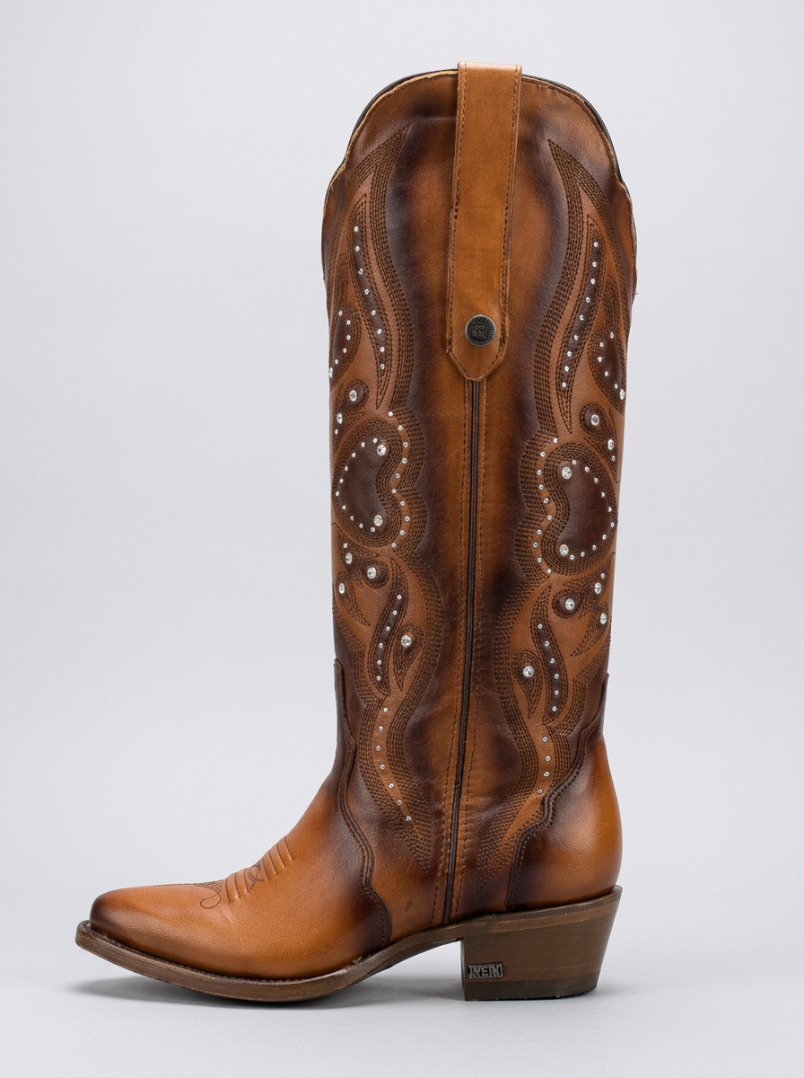 Mestizo Ranch Western Boot (Artemisa) — side profile